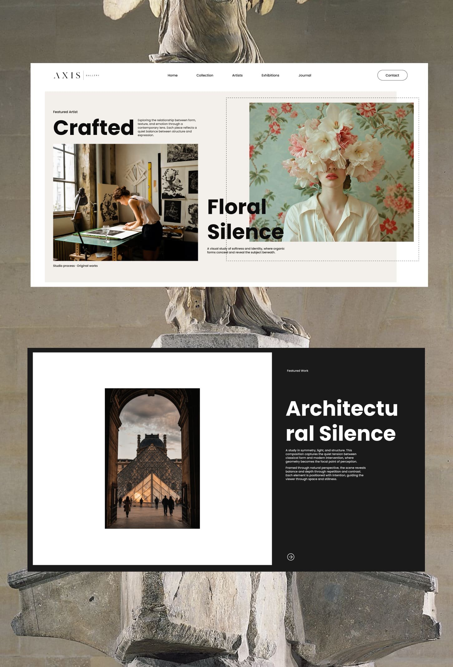 Axis Gallery expanded art gallery app presentation